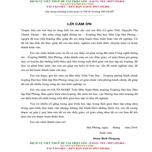 Đồ Án Tốt Nghiệp Xây Dựng Chương Trình Quản Lý Tscđ Trường Đh Dlhp.doc