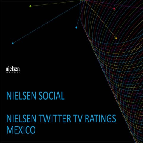 Nielsen Twitter TV Ratings México - Comité de Investigación IAB México