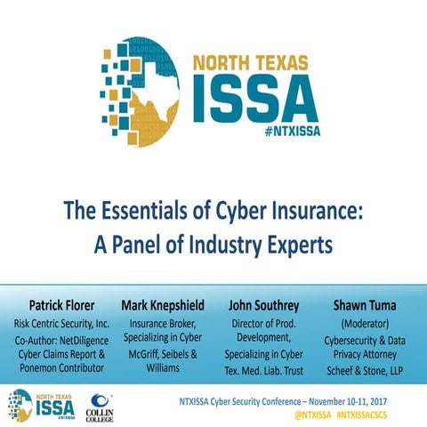 Ntxissacsc5 purple 3-cyber insurance essentials-shawn_tuma.pptx