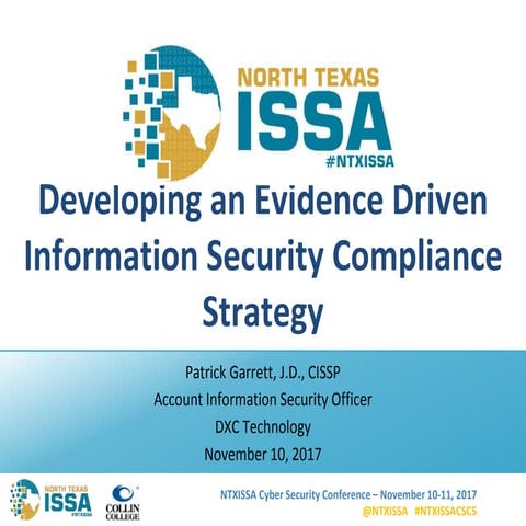 Ntxissacsc5 yellow 2-evidence driven infosec compliance strategy-garrettp1