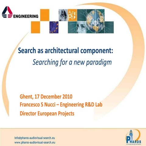 F.S. Nucci - Search as an architectural component: searching for a new paradigm