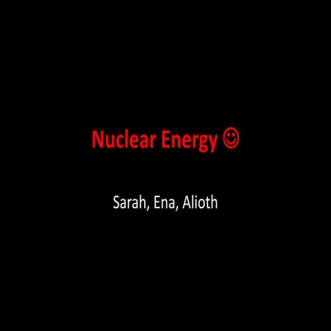 Nuclear Energy