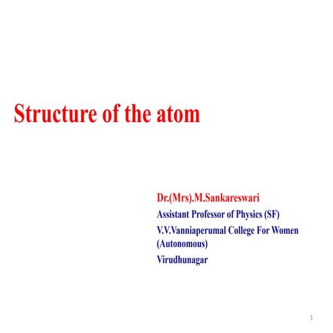 Atom model