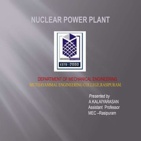 Nuclear1 | PPTX | Power and Energy Industry | Industries