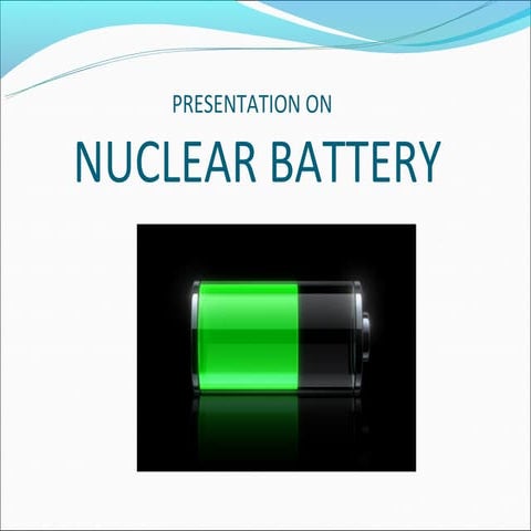 Nuclear battery (1)
