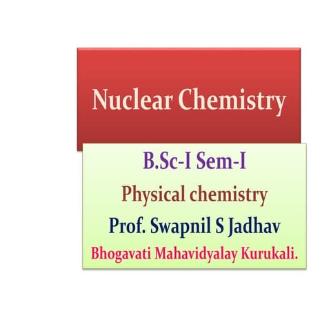 Nuclear chemistry 