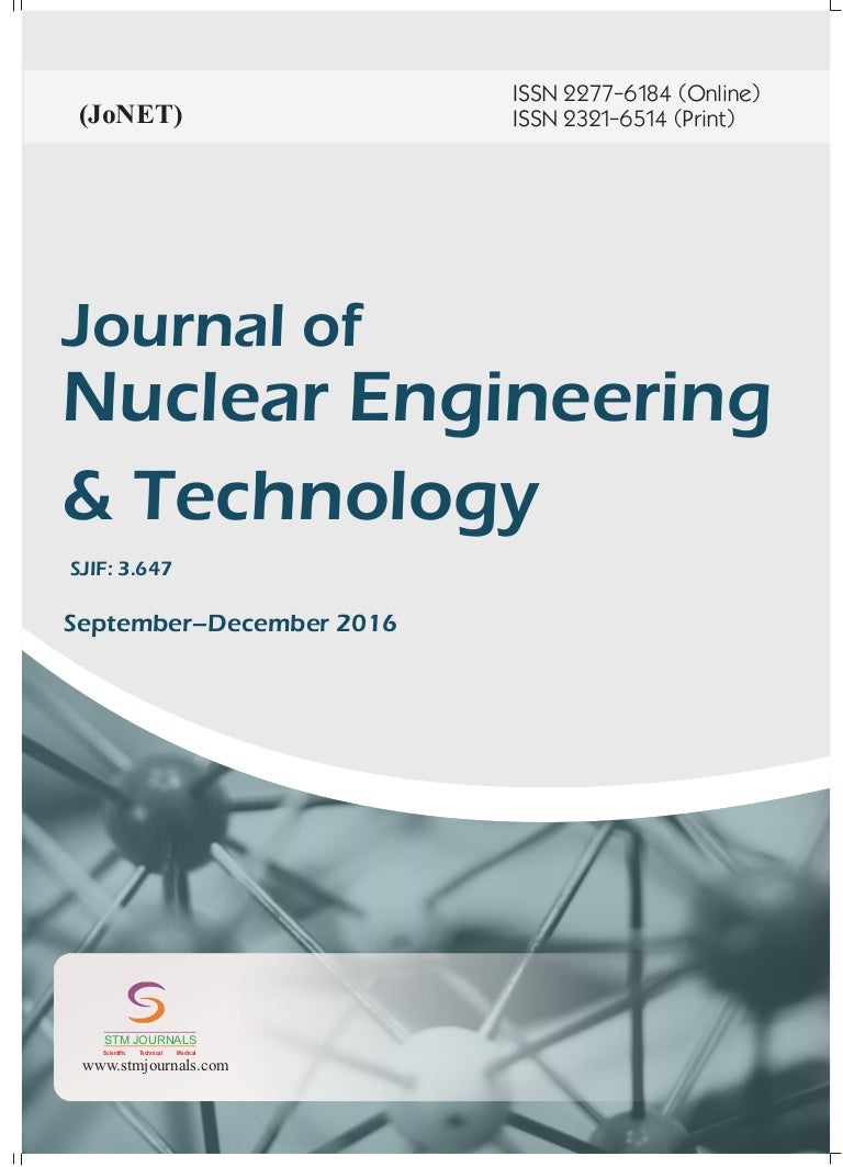 Journal of Nuclear Engineering & Technology vol 6 issue 3