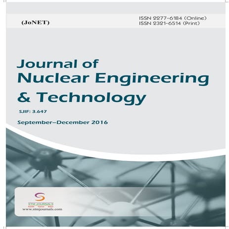 Journal of Nuclear Engineering & Technology vol 6 issue 3