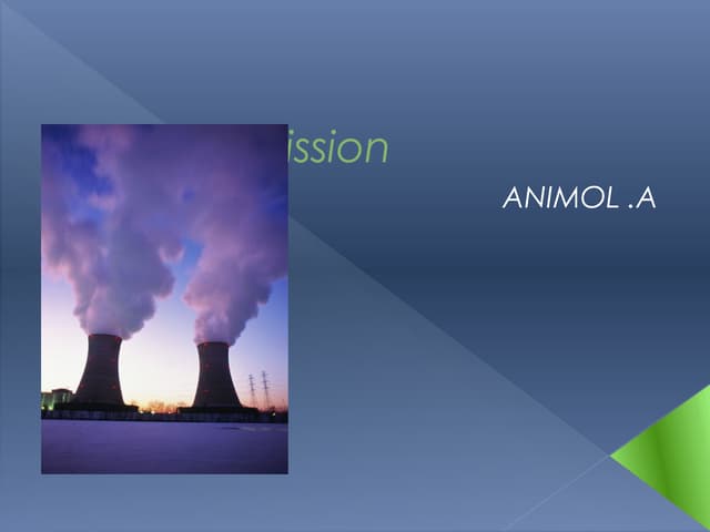 Nuclear fission