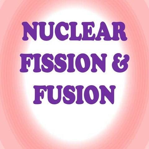 Nuclear fission and fushion (ALIV - Bangladesh)
