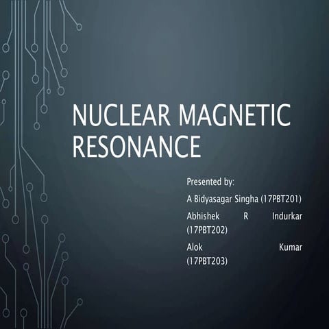 Nuclear magnetic resonance