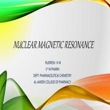Nuclear magnetic resonance 