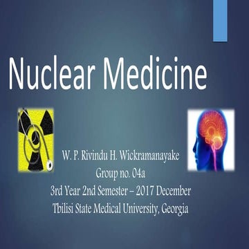 Nuclear Medicine - Rivin