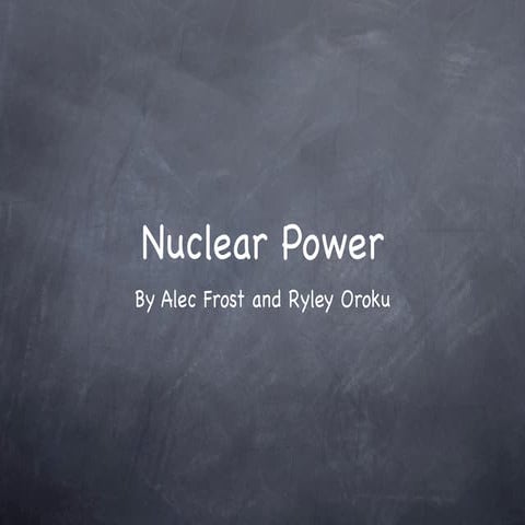 Nuclear power