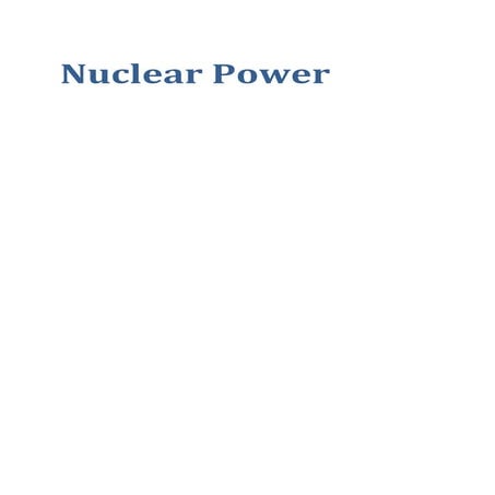 Nuclear power 124567964