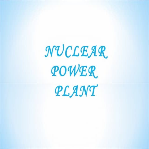 Nuclear power plant 