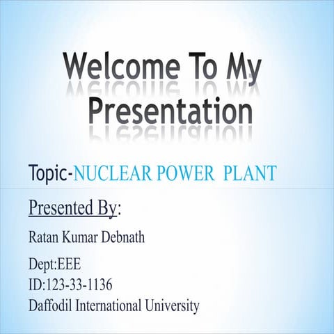 Nuclear powerplant