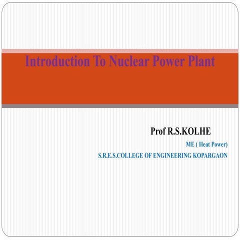Nuclear power plant | PPT