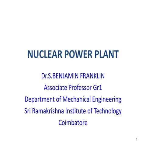 Nuclear power plant