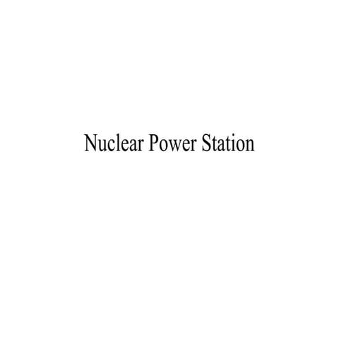 Nuclear power station