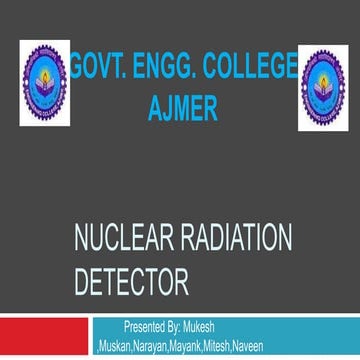 Nuclear radiation detector
