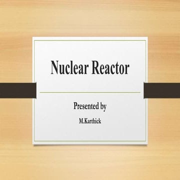 Nuclear reactor