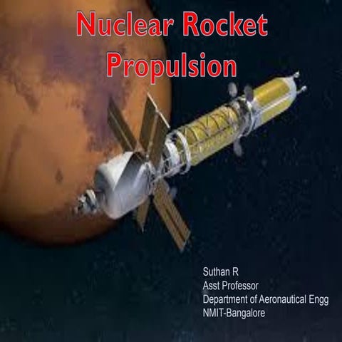 Nuclear rocket propulsion