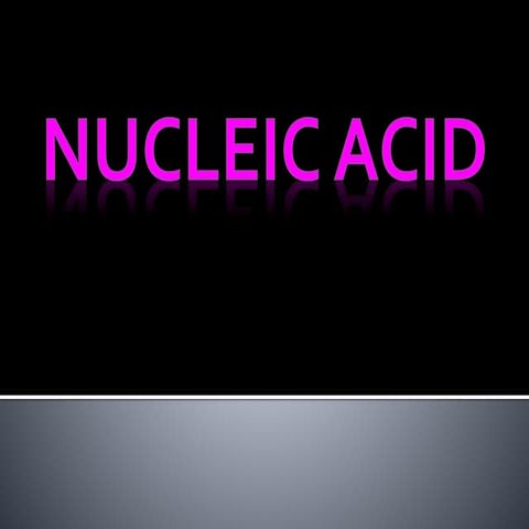 Nucleic acid