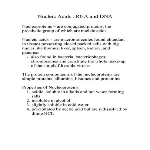Nucleic acids