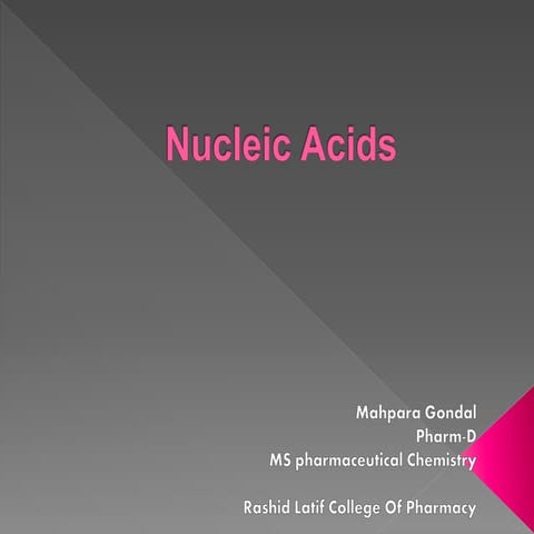 Nucleic acids
