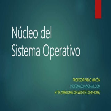 Nucleo kernel