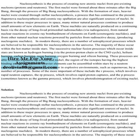                      Nucleosynthesis is the process of creating new at.pdf