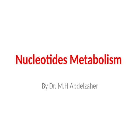 Nucleotide metabolism synthesis catabolis.pptx