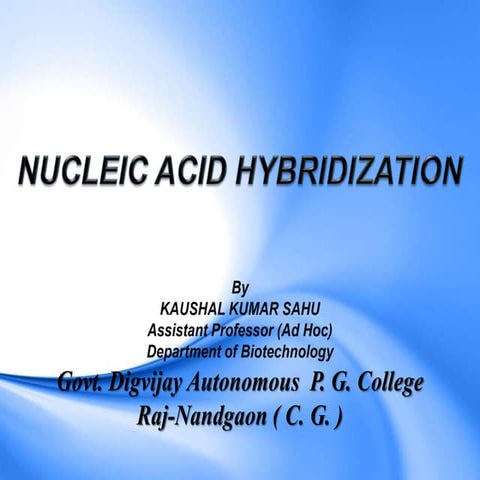 Nucleic acid hybridization by kk
