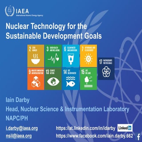 Nuclear Technology for the Sustainable Development Goals | PDF