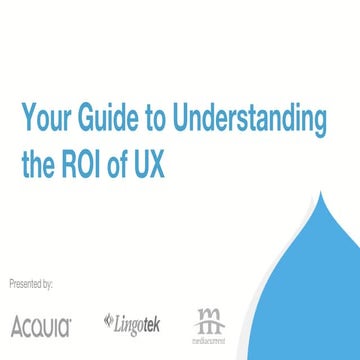 The ROI of UX 