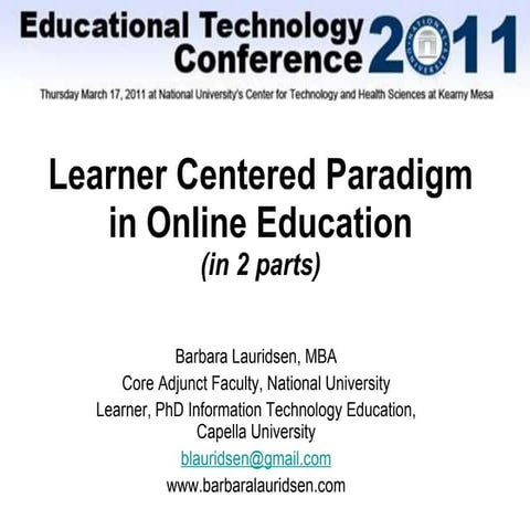 NU EdTech LearnerCenteredParadigm Tips 1-6