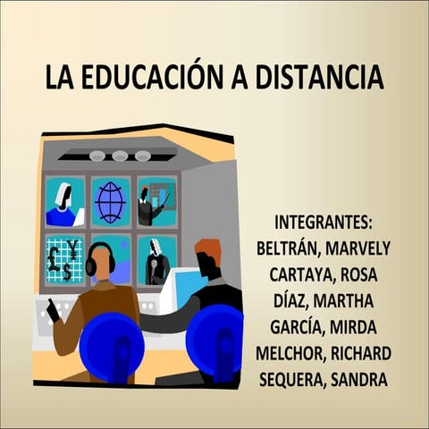 EDUCACIÓN A DISTANCIA