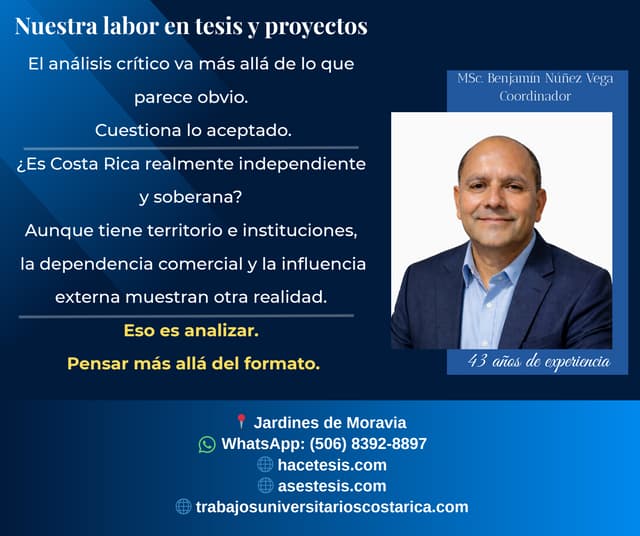 Nuestra labor en tesis y proyectos (Hace Tesis)