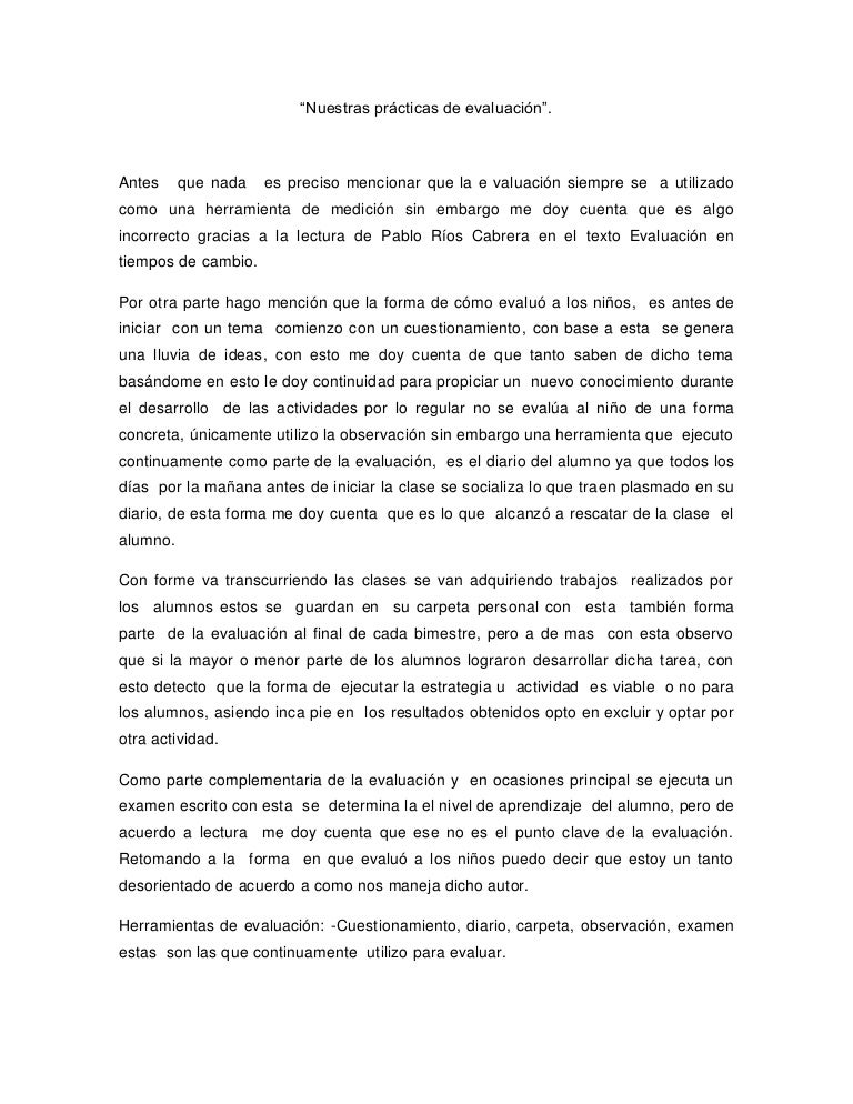Nuestras prácticas de evaluación.docx una cuartilla