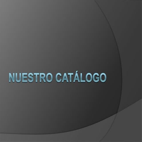 Nuestro catálogo