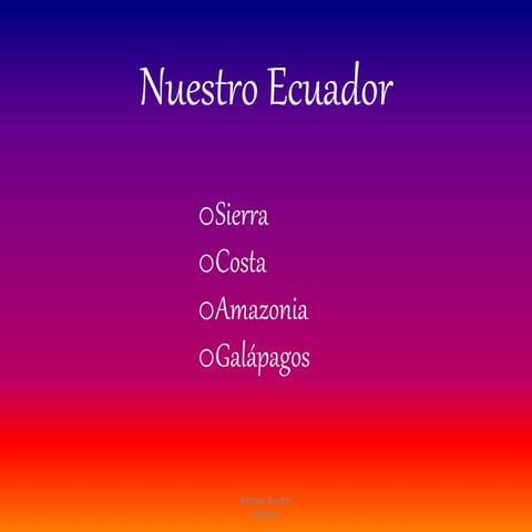 Nuestro ecuador