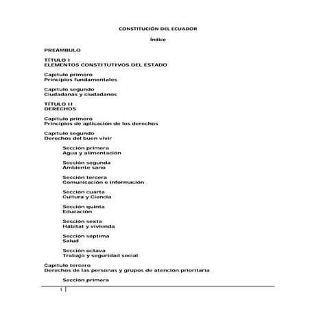 Nueva Constitución de Ecuador (2008)