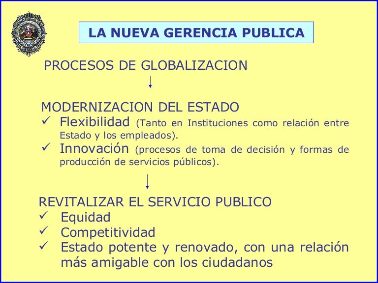 Nueva gerencia pùblica