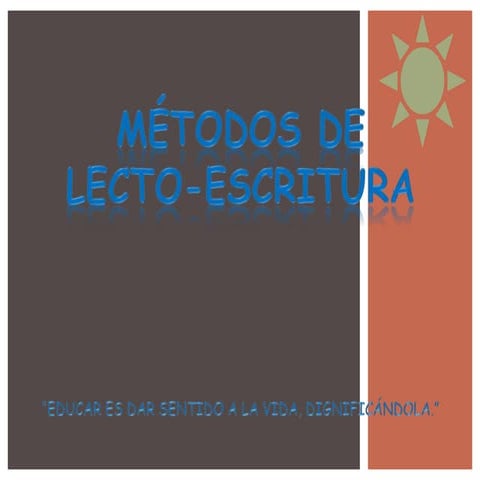 Métodos-lecto-escritura