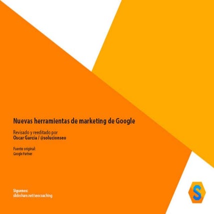 Nuevas herramientas de Google para Marketing 