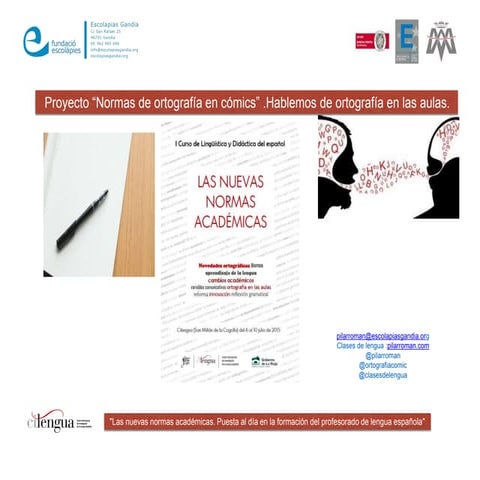 Nuevas normas académicas.puesta al día profesorado de lengua. copia