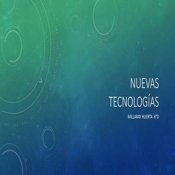 Nuevas tecnologías