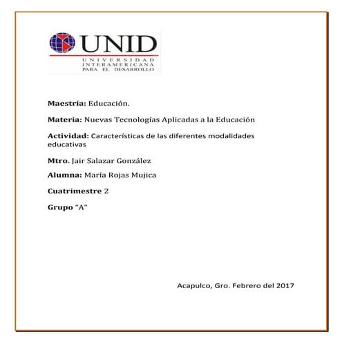 Nuevas tecnologías aplicada a la educació1