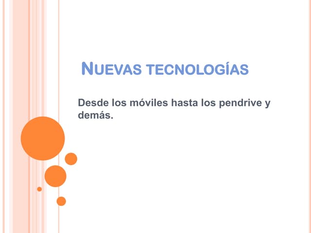 Nuevas tecnologías emilio